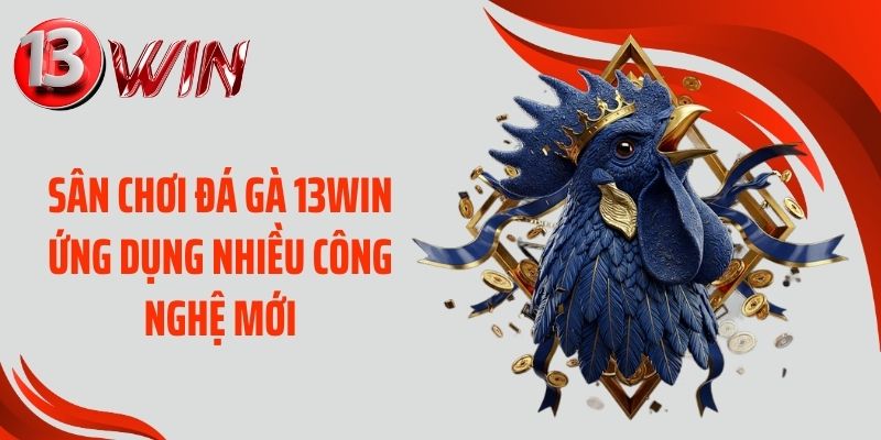 Sân chơi đá gà 13WIN ứng dụng nhiều công nghệ mới